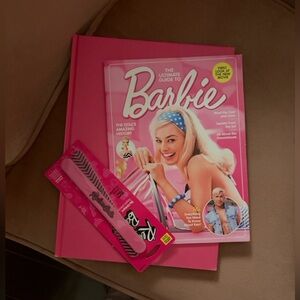 Barbie Bright Guide Book, magazine & Pink Nail File Pack